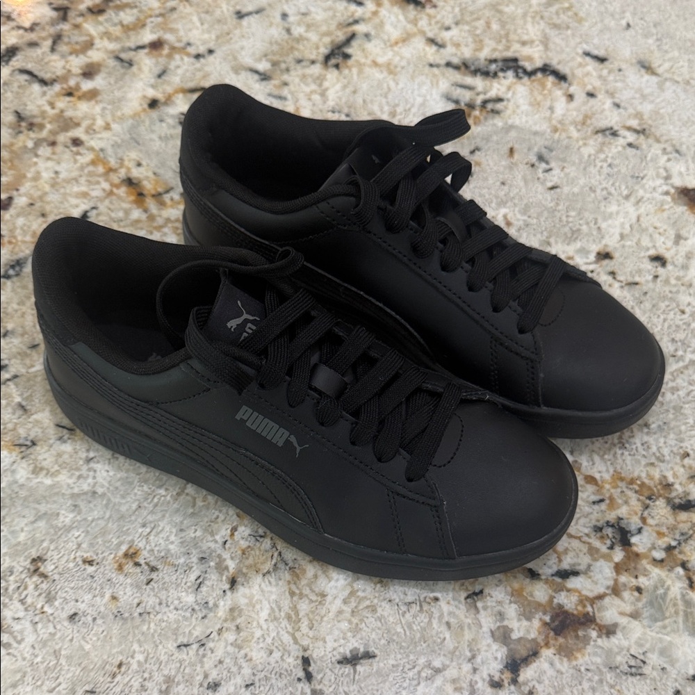 Puma Kids Black Sneakers